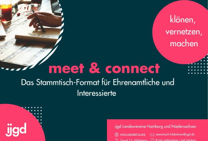meet & connect – das Stammtisch-Format für Ehrenamtliche und Interessierte